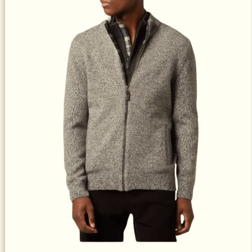 Barbour Tartan Fife Zip Through Jumper